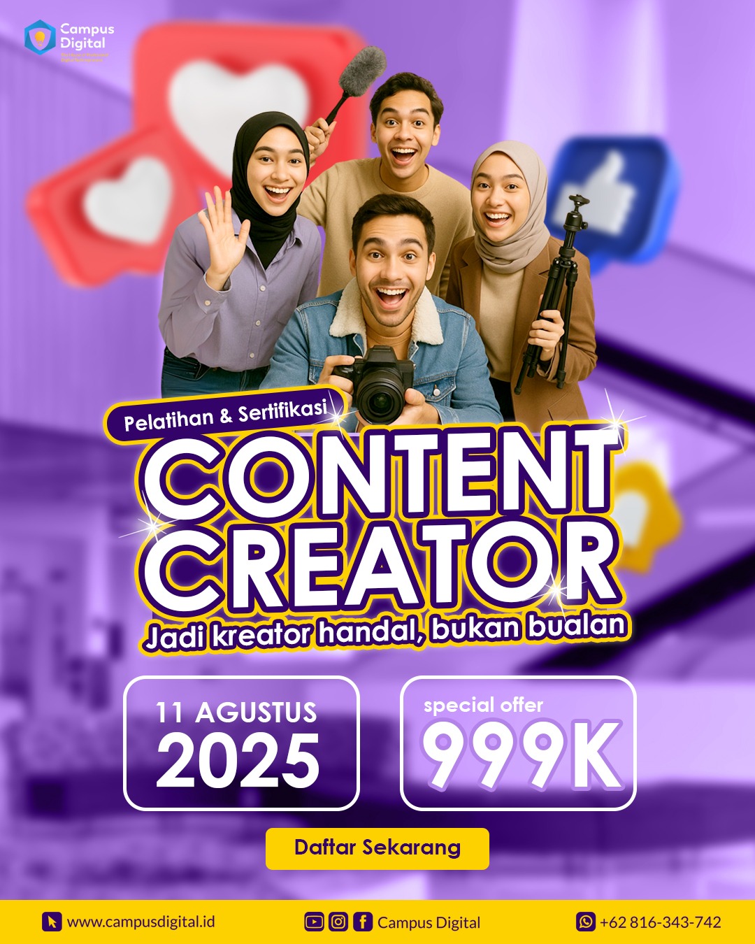 Gambar Pelatihan Pelatihan & Sertifikasi Content Creator